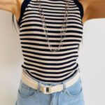 Canottina america righe