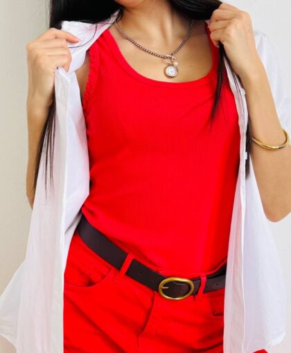 Canottina coste frou