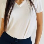 T-shirt v pizzo