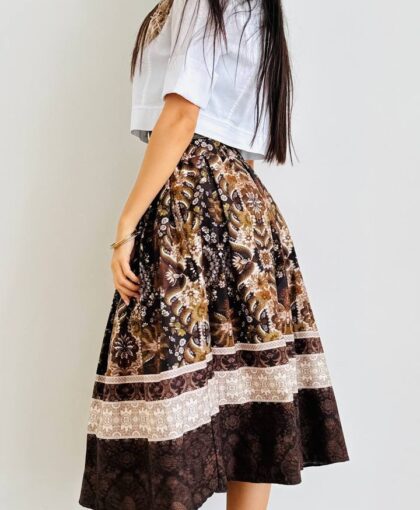 Gonna midi fanasy cotton