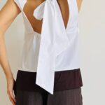 Blusa fiocco bico