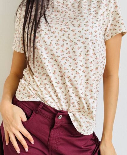 T-shirt pink garden