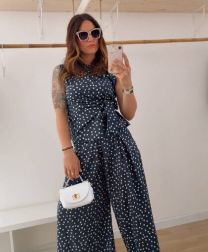 Gaucho cotton pois