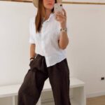 Blusa corea lino