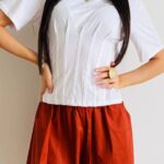 T-shirt corsetto