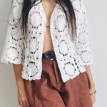 Cardigan macrame'
