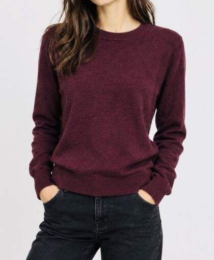 Girocollo velo misto cashmere